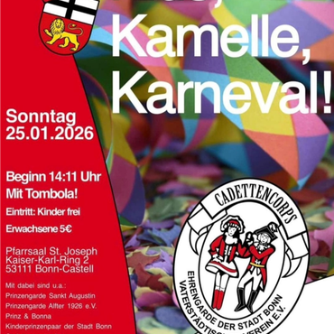 Kids Kamelle Karneval 2026 Poster